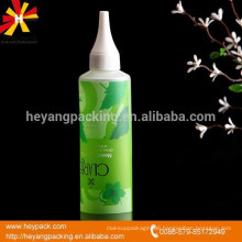 D45 120ml plastic tube with adhesive screw caps